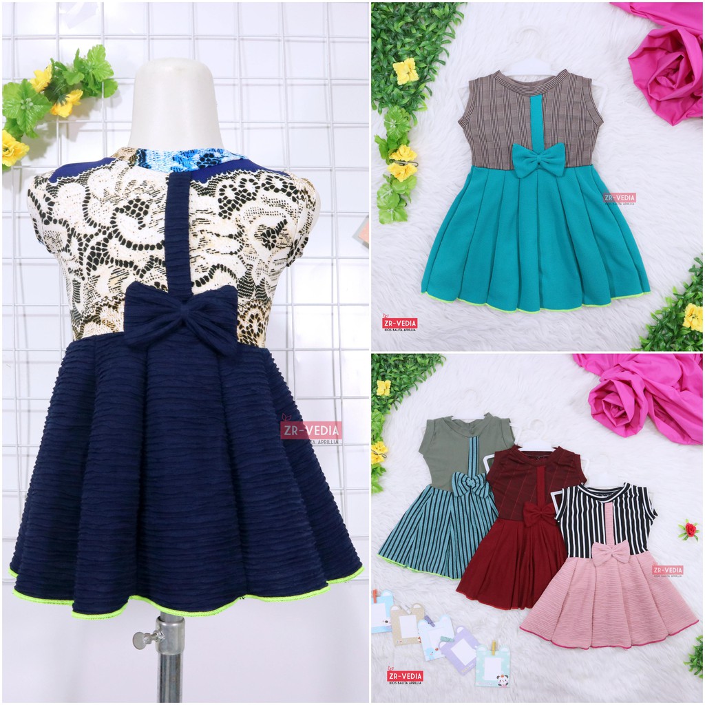 Gaun Bayi Uk 0 12 Bulan Dress Baby Murah Baju Bayi Perempuan