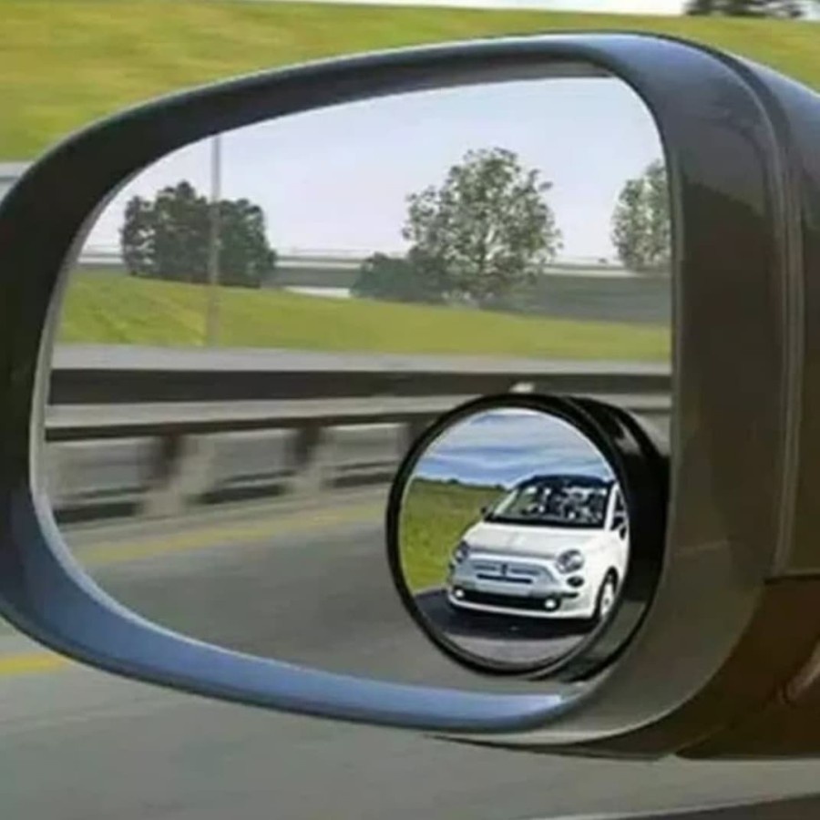 Kaca Mini Tambahan Spion Blind Sport Mirror Mobil Motor