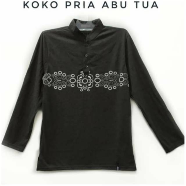 BAJU KAOS PRIA KOKO LENGAN PANJANG