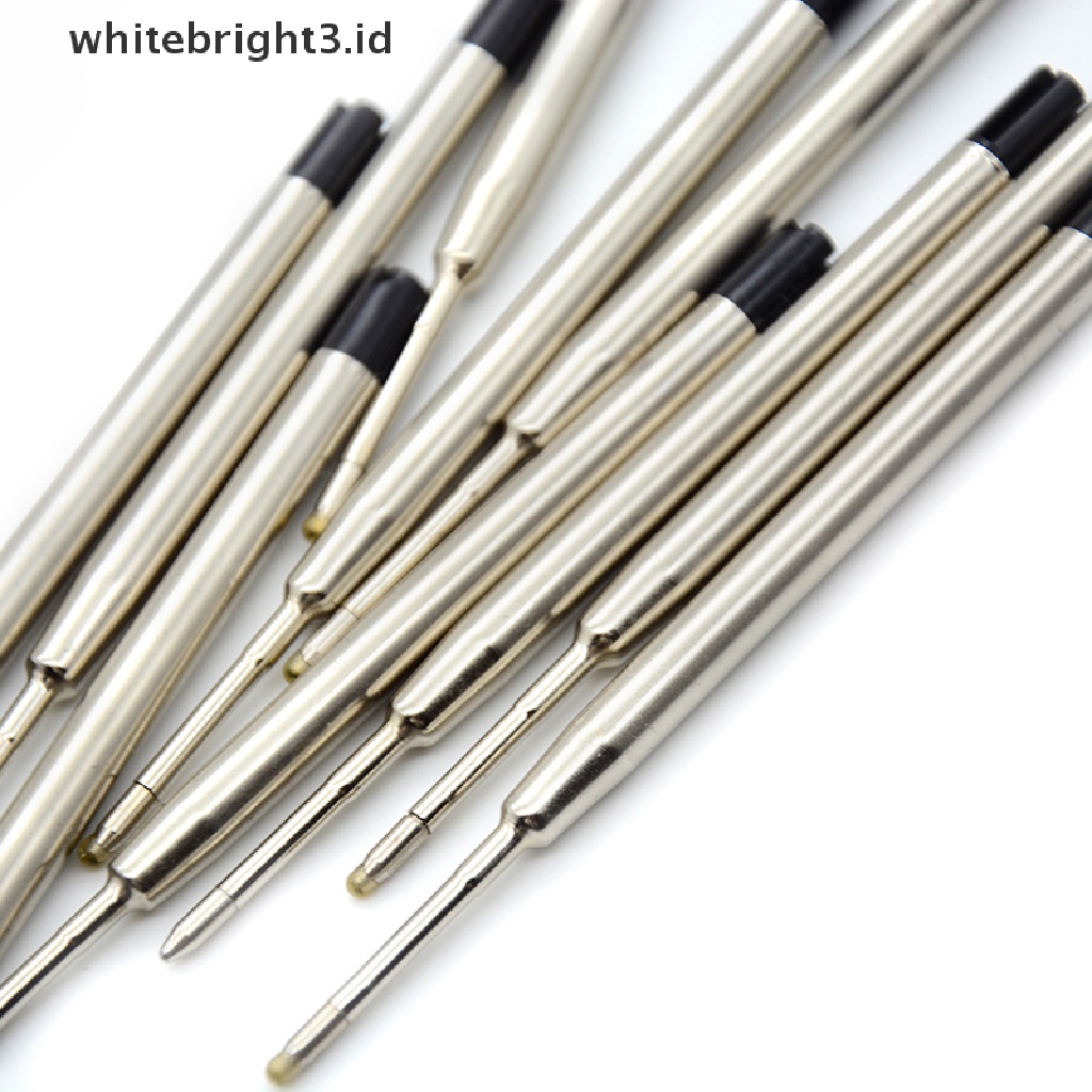 (whitebright3.id) 10pcs Pulpen Tinta Biru parker Standar 1.0mm