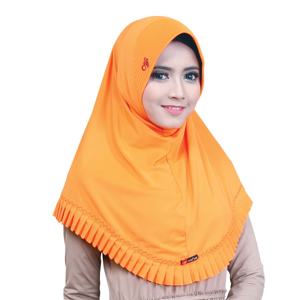 Jilbab Instan Rempel Nafisa Zalina - Hijab Khimar casual Kerudung Bergo