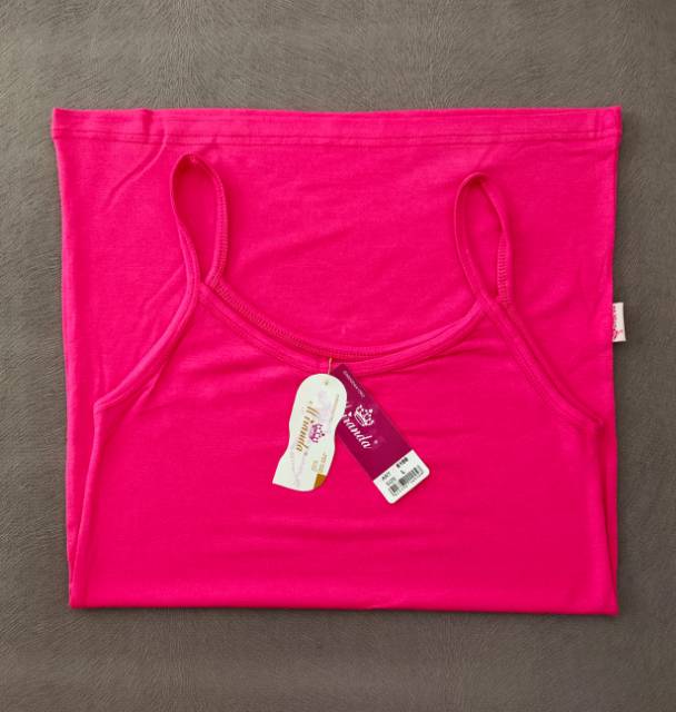 Tanktop Miranda Tali Kecil Polos Bahan Rayon Spandex L XL / Tank Top 6169-2