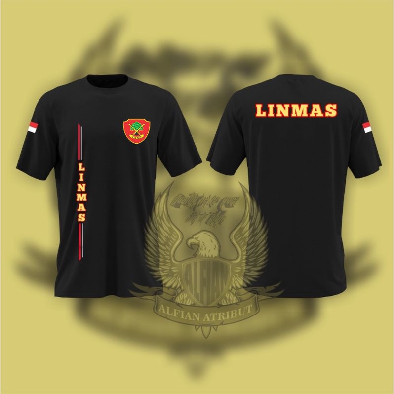 KOAS LINMAS TERBARU,KAOS LINMAS LENGAN PENDEK