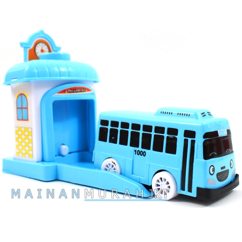 MAINANKEI ANAK MURAH THE LITTLE BUS STATTION MT42 BUS TOYA TAAAYO LUCU MOBIL MOBILAN BUS