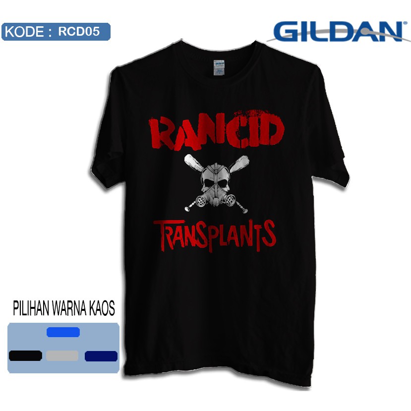 Kaos rancid band original gildan softstyle rcd05