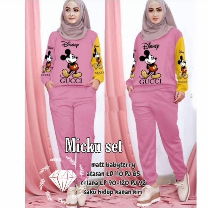 SET CELANA DISNEY MICKU, BABYTERRY, SETELAN