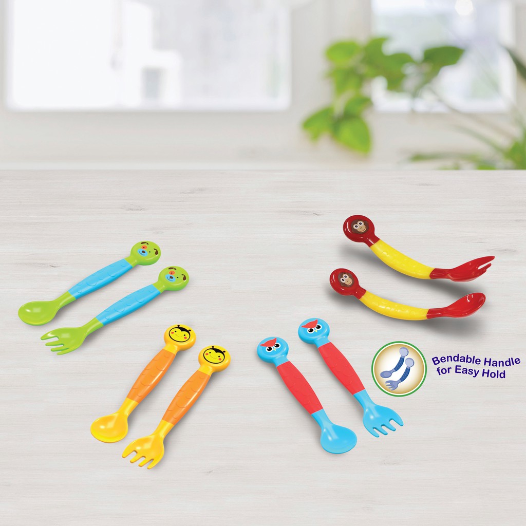 Baby Safe SK003 Spoon &amp; Fork