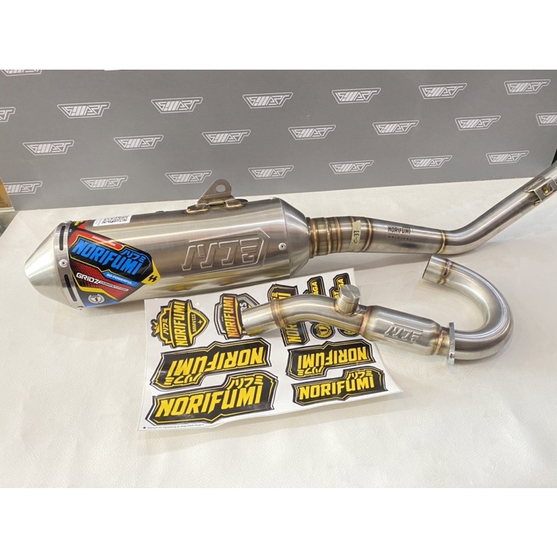 KNALPOT NORIFUMI GRIDZ KOMPETISI BORE UP CRF 150 / NORIFUMI GRIDZ BORE UP KOMPETISI