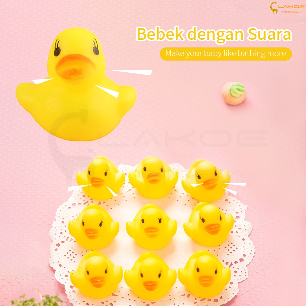 LAKOE Bebek Karet Mainan Mandi Anak / Mainan edukasi Anak/ mainan bayi / bath toys