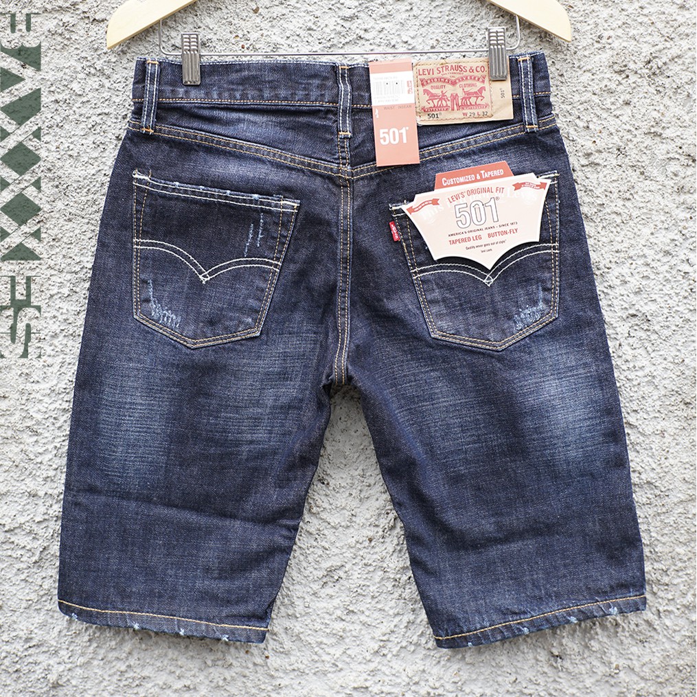 Levi's 501 Jeans Pendek | Made in Japan | Jeans Pria 501PDK-BLUE