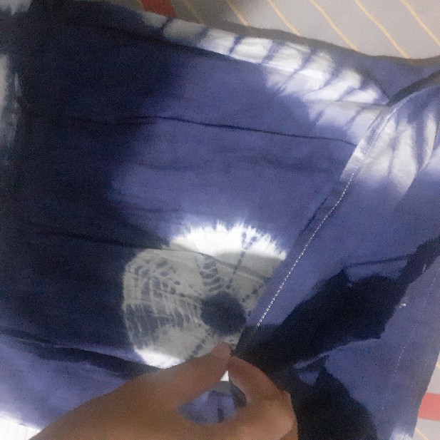 Gamis Shibori Batik Umbrella Tiedye Jumputan Handmade Muslim Long Maxi Gamis Seragaman Tie Dye