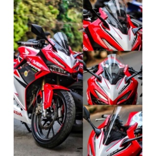 Windshield Jenong CBR K45R 2021 Visor 150r All New Facelift bening smoke karbon