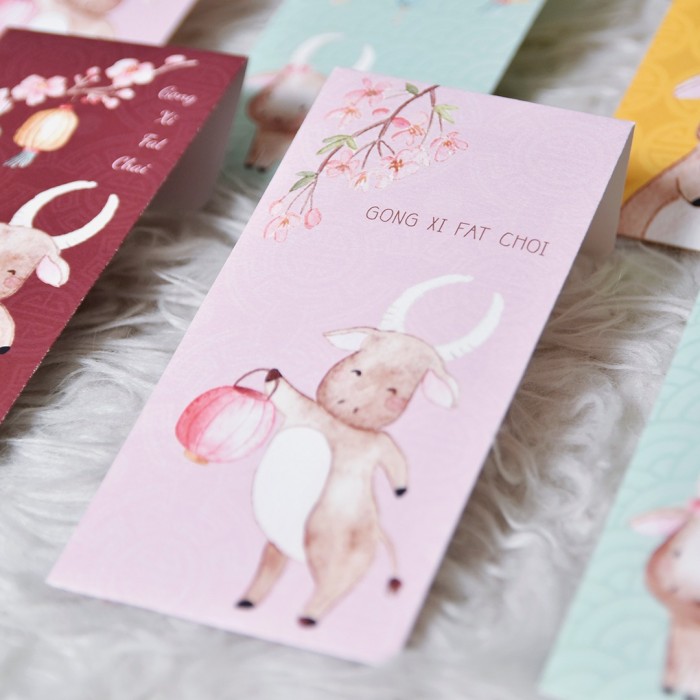 

Adorama Paket Angpao Imlek 2021 Panjang Ox Red Envelope - Forget Me Not