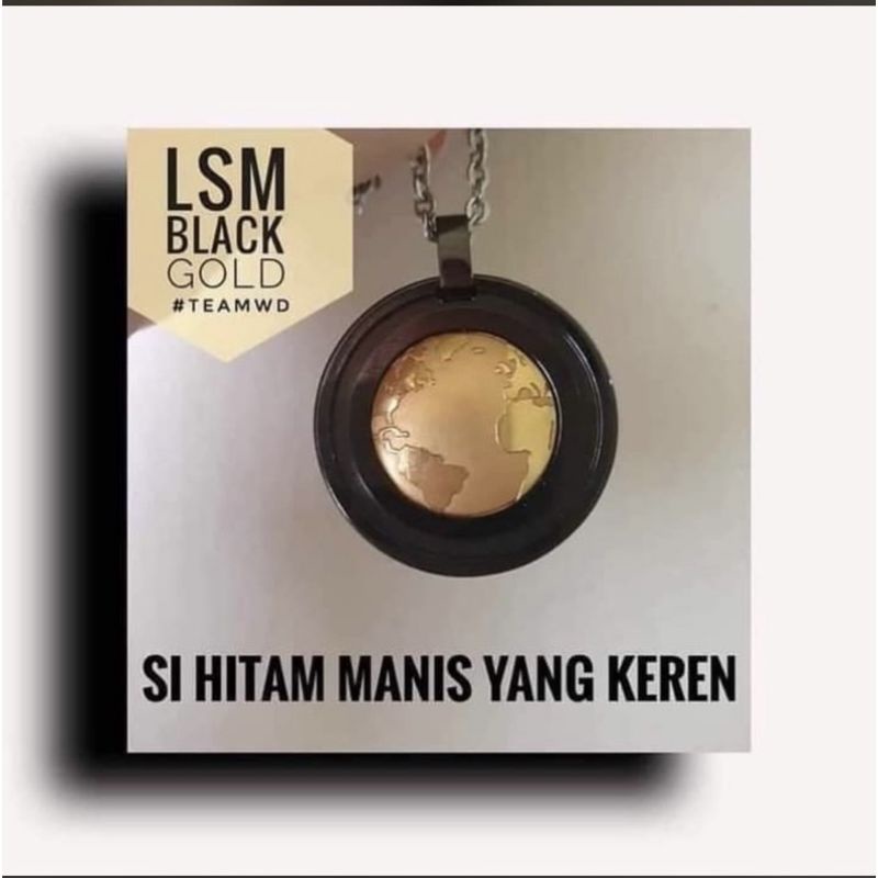 [ ORIGINAL MCI ] KALUNG MCI LSM BLACK GOLD / KALUNG KESEHATAN MCI / KALUNG ANTI RADIASI HP