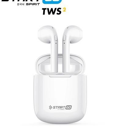 Terlaris Advan Start Go TWS 2 Wireless Earphone - White, Lq0..