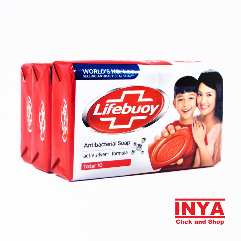 LIFEBUOY TOTAL 10 ANTIBACTERIAL SOAP  75gr - Sabun Batang