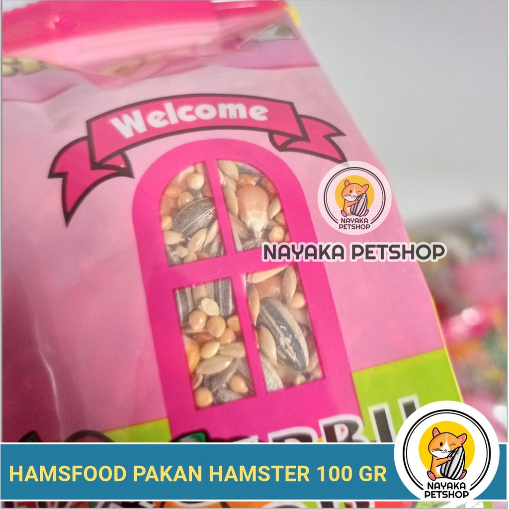 Hamsfood 100 gr Makanan Hamster Pakan Hamster Racikan