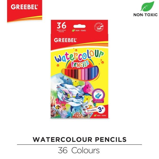 

(BISA COD) GREEBEL 8036 Water Colour Pencil 36 Warna TERBAIK Kode 283