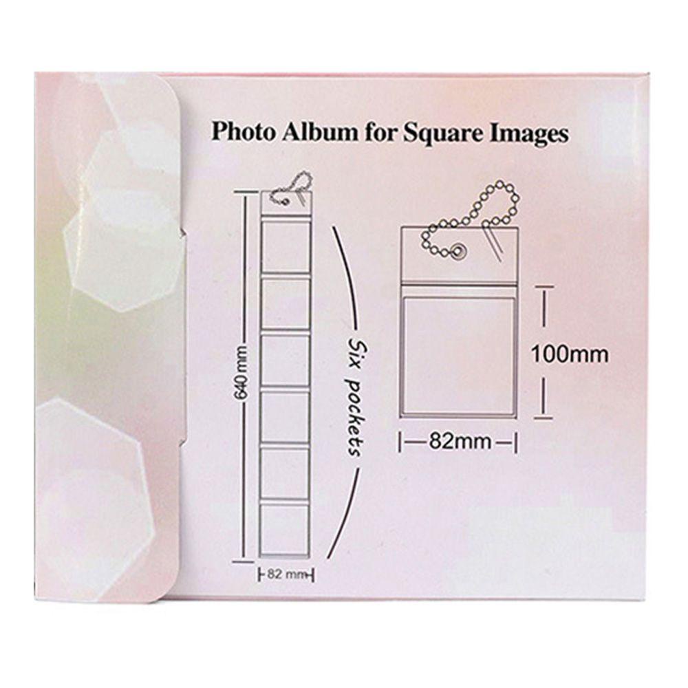 Solighter 3Pcs Gantung Album Dinding Indah Holder Gambar Organizer Buku Kartu Nama