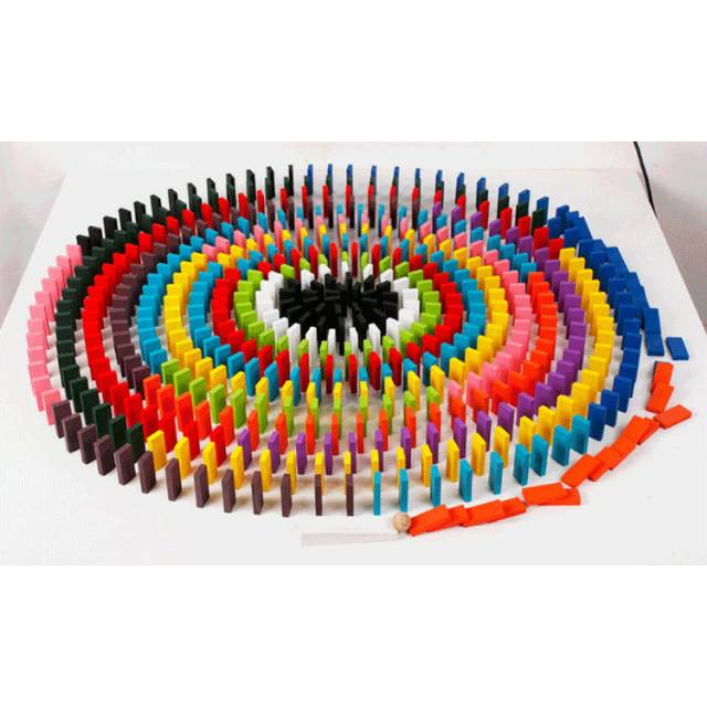 Mainan Edukasi Balok Domino 120 pcs