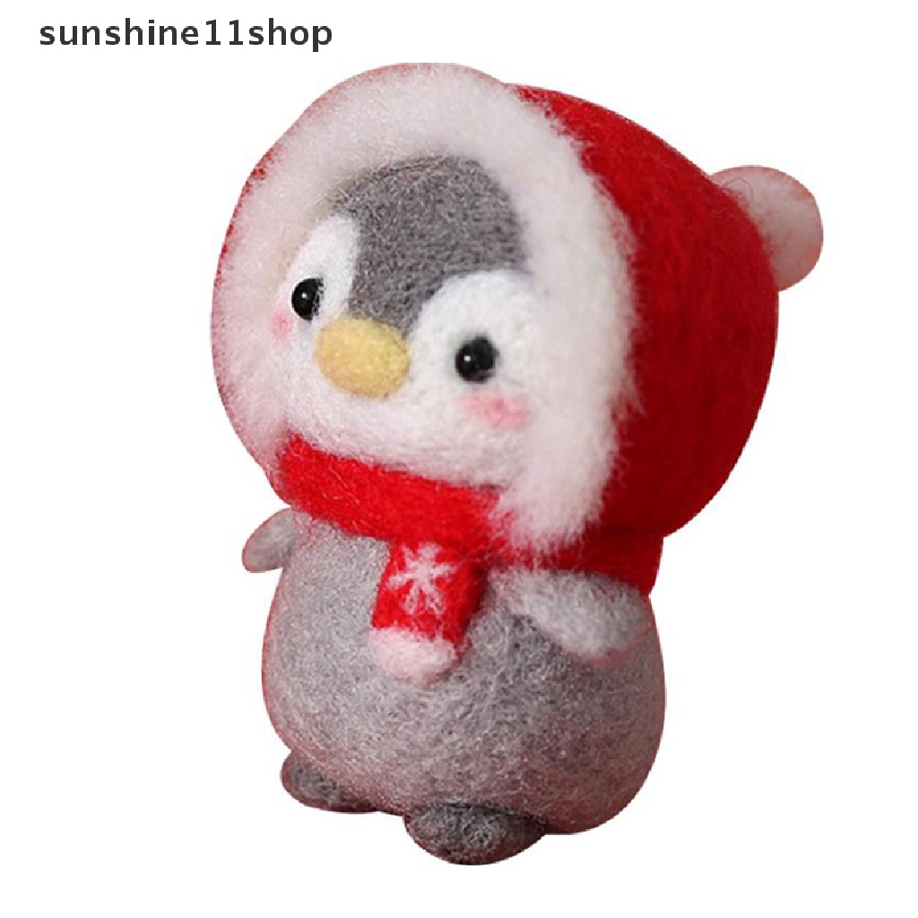 Sho Mainan Boneka Penguin Wol Felt Handmade DIY