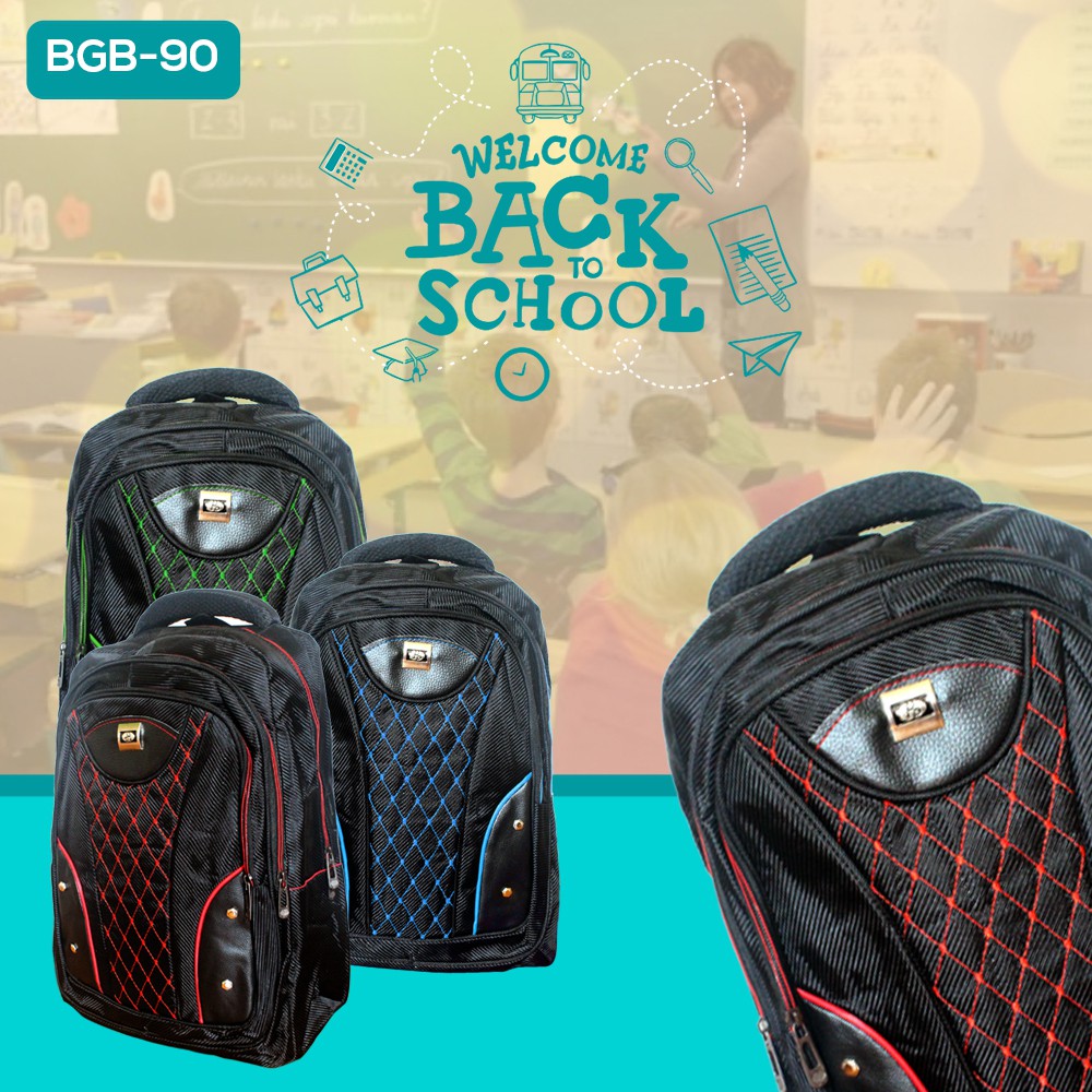 BGB-90 | Tas Ransel Multifungsi - Tas Sekolah - Tas Kerja - Tas Punggung