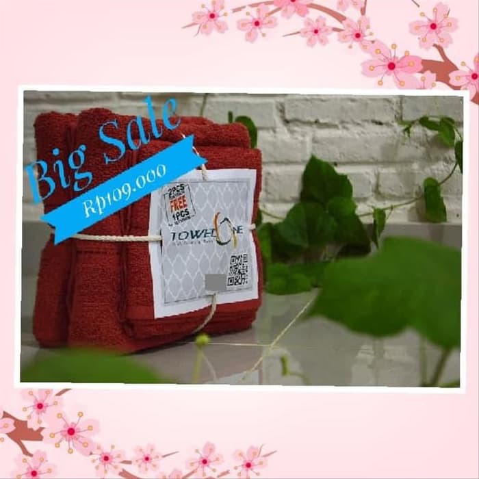 Promo Handuk Set Orange Bata Towel One By Terry Pa QWxz01C17518