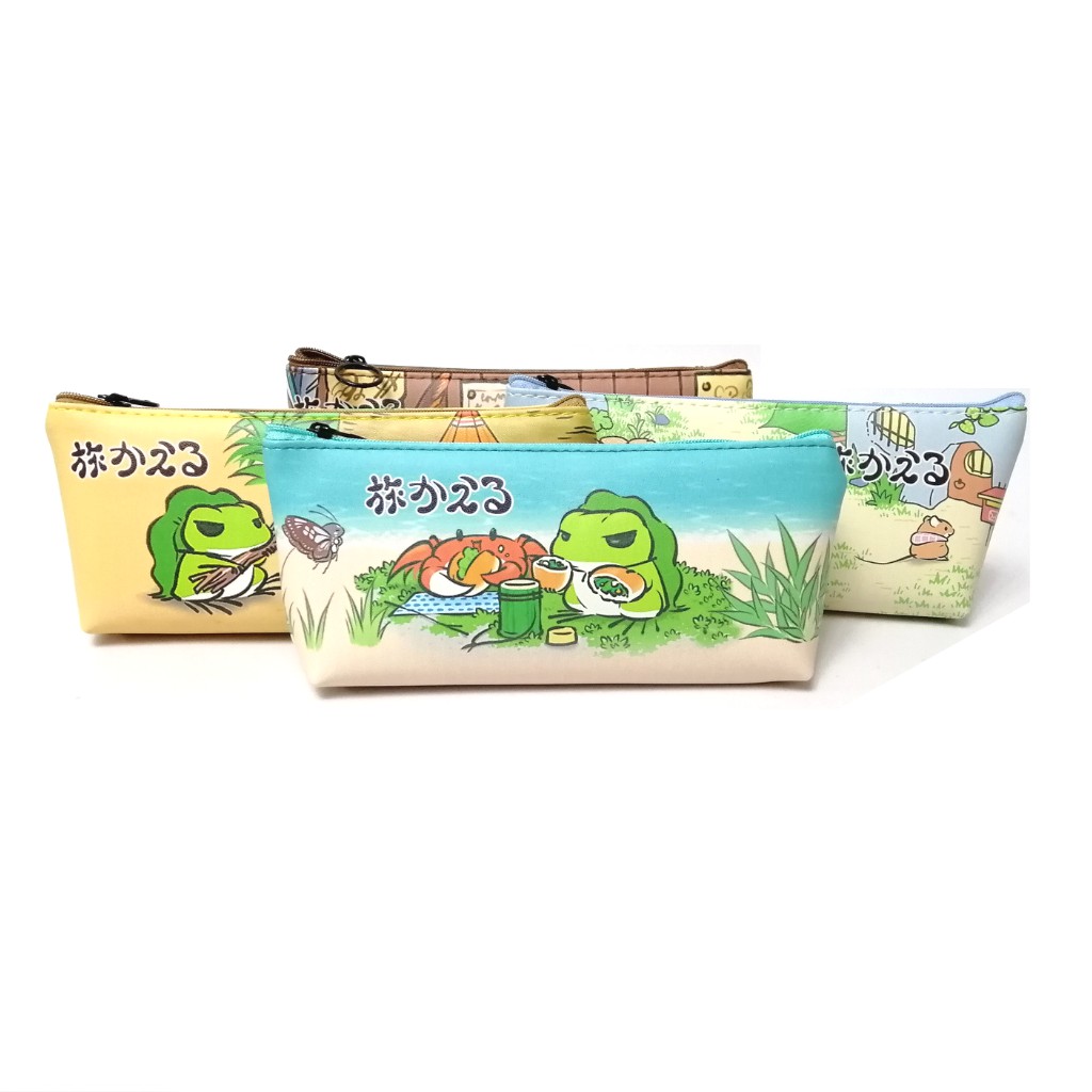 

Minicart Kotak Pensil Tempat Pensil Karakter Travel Frog Tabikaeru - TQ203