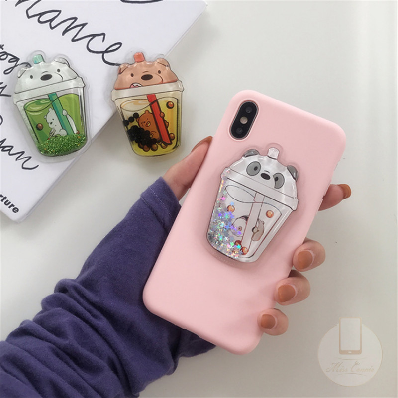 Popsocket Hp Universal Bentuk Kartun We Bare Bears 3d