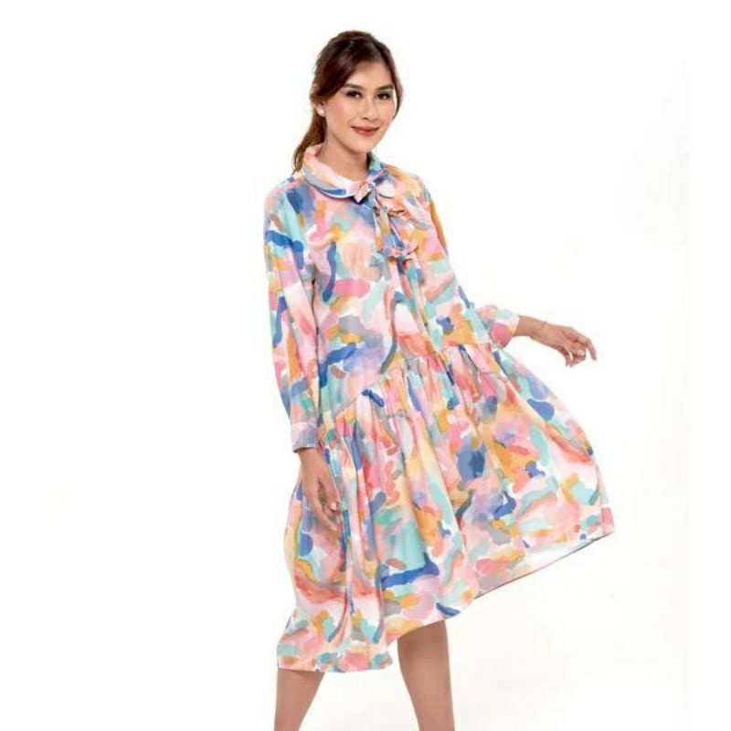 🆕️ Nadjani x Syahnaz - Oceana dress Pink