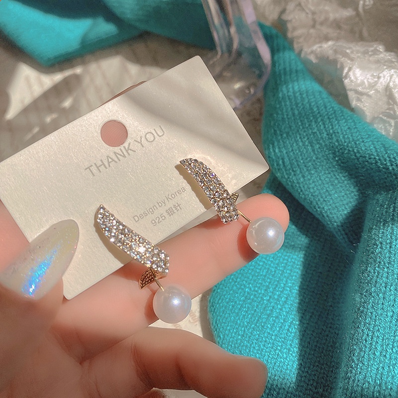 Hello Girl S925 Silver Needle Multi-style Earrings Fashion Niche Design Light Luxury Earring-16#