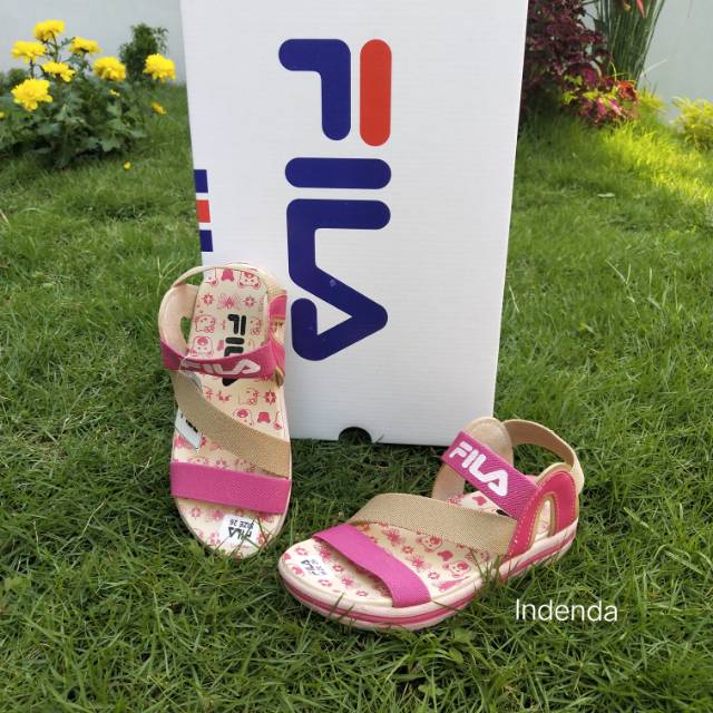 Sandal Fila Wanita Anak Pink