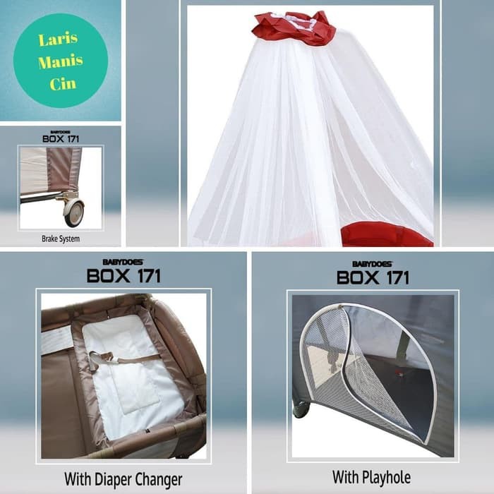 Baby Box Baby Does 1711 BP - Tempat Tidur Bayi |perlengkapan bayi murah
