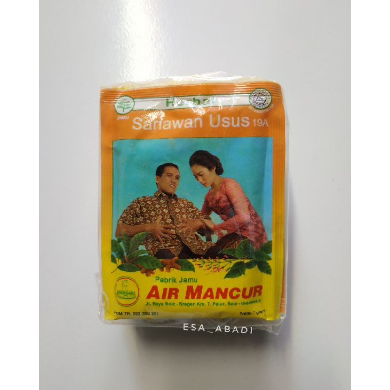 JAMU SARIAWAN USUS 19 A - CAP AIR MANCUR