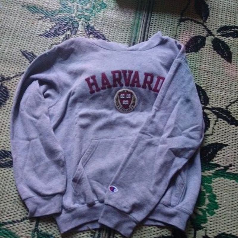 hoodie harvard champion second original