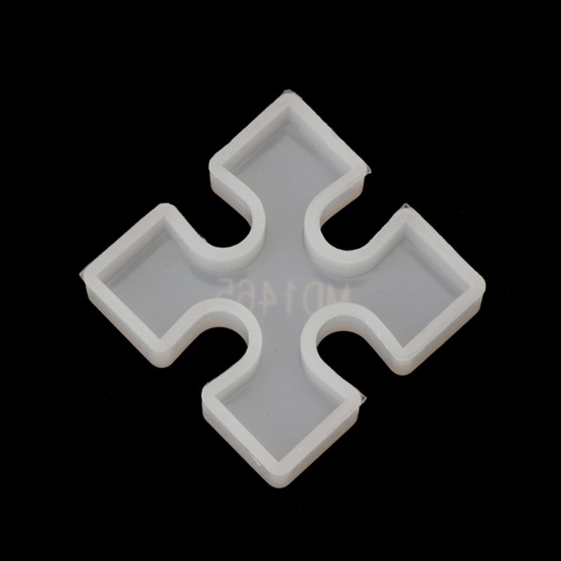 Siy Cetakan Resin Epoksi Bahan Silikon Desain Puzzle Jigsaw Silang Untuk Membuat Perhiasan Diy