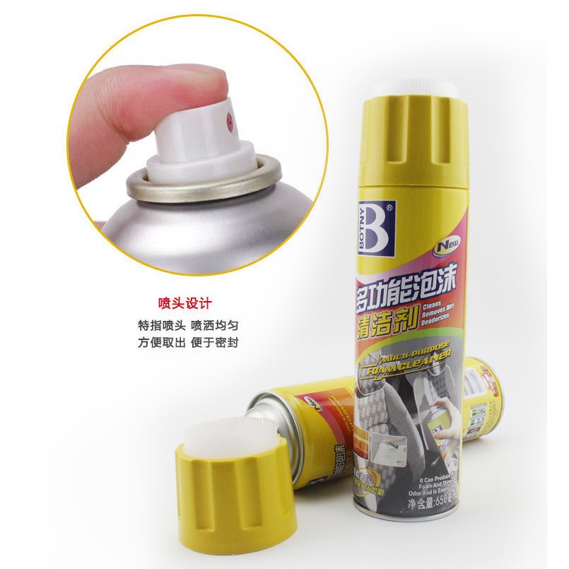 Multi Purpose FOAM CLEANER Busa Pembersih Serba Guna BOTOL KUNING BOLTY