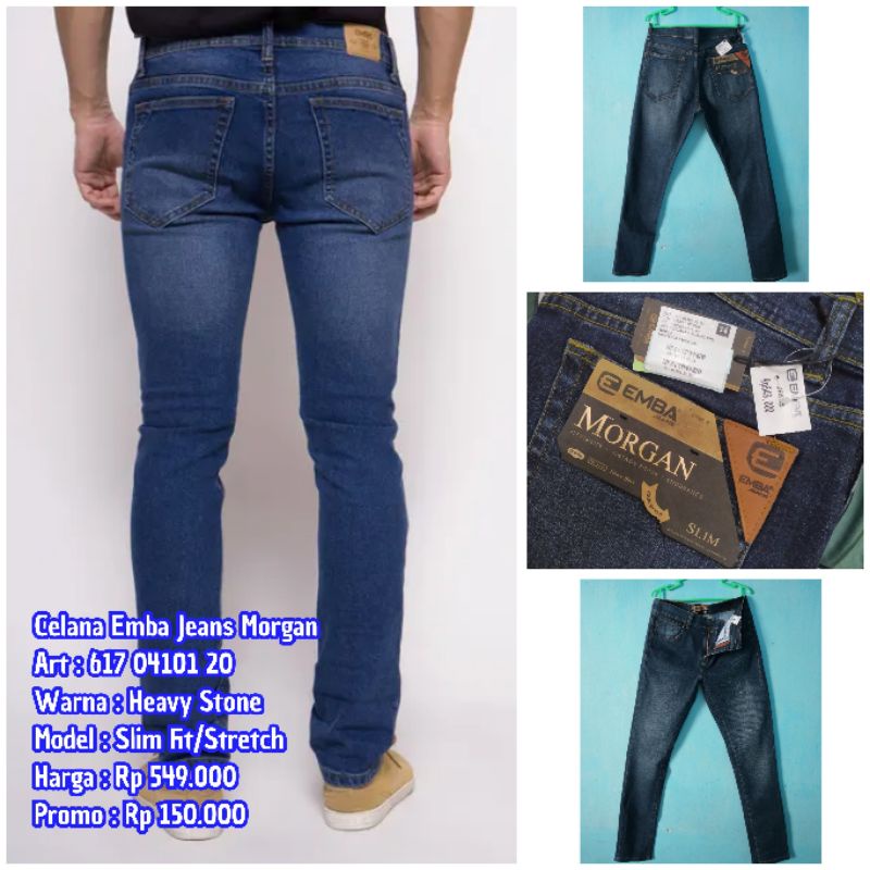 RSShop Celana Jeans Emba Jeans Morgan Stretch Slimfit