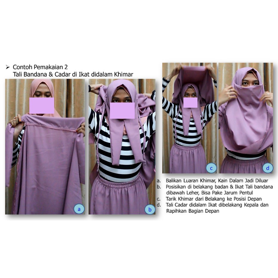 FRENCH KHIMAR &quot; CADAR FULL SET BAWAHAN &quot; ft. AZKIYA HIJAB SYARI