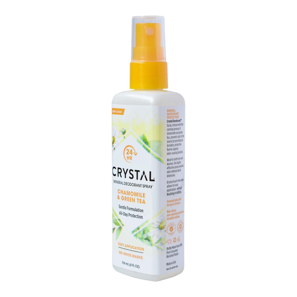 Crystal Mineral Deodorant Spray Chamomile / Pomegranate 118 ml