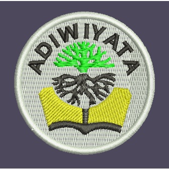 Badge ADIWIYATA full bordir