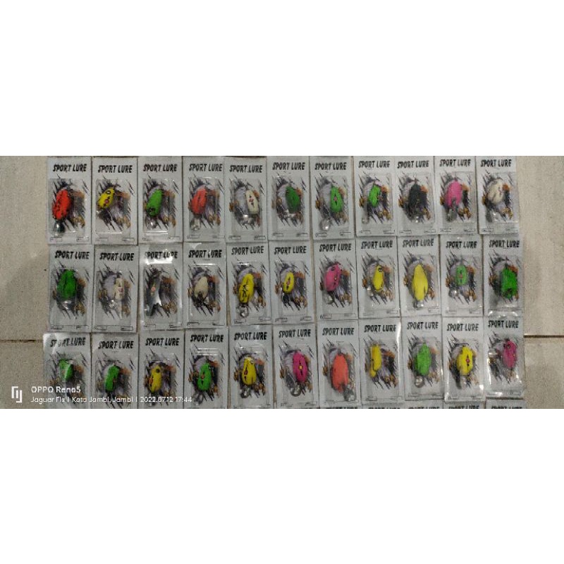 Umpan Mancing / Umpan Pancing / Kodok Karet Mainan / Soft Lure Lokal