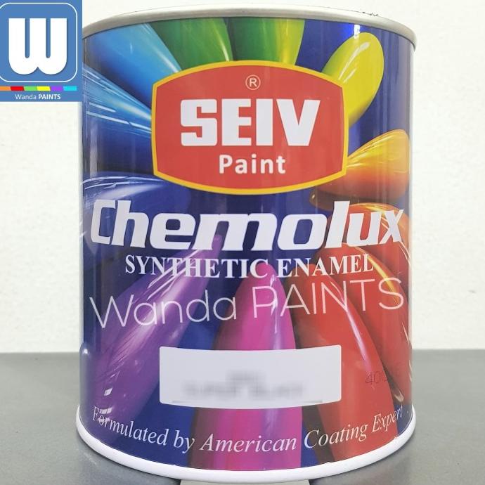 CAT KAYU BESI SEIV CHEMOLUX PUTIH DOFF / WHITE DOFF 1 KG Termurah