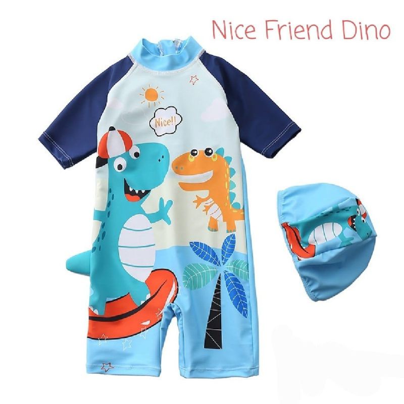 Baju renang anak, Baju renang bayi, Kids baby swimwear unicorn