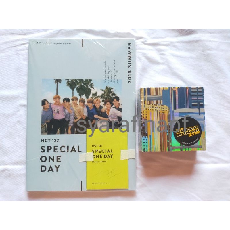[READY STOCK] Album NCT 127 kihno suhum / superhuman sealed & Membook / memorial book sealed