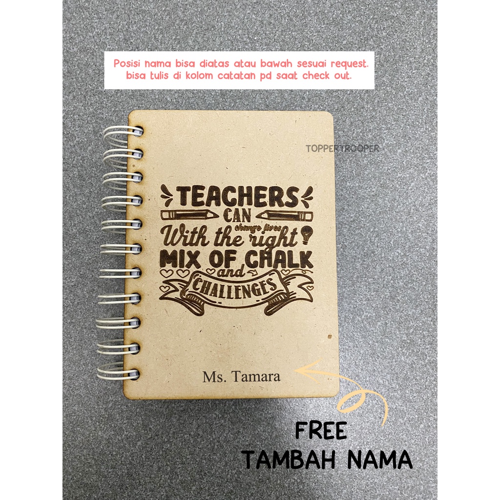 [Free Grafir Nama] NoteBook Kayu | Buku Kayu |Buku Jurnal | Diary | Notebook Buku Tulis Catatan Diary Agenda Kayu | Buku Tulis A6 /Notebook A6/Buku Tulis Sekolah  | Diary buku catatan  | Kado Buku | Hadiah Buku Guru | Graduation | Kelulusan