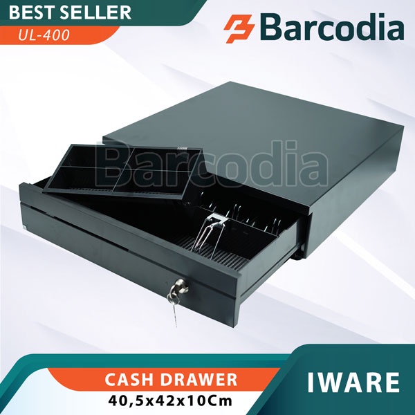 CASH DRAWER LACI UANG KASIR IWARE UL 400 KONEKSI RJ11