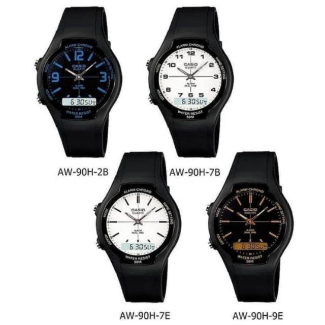Jam Tangan Pria Casio AW-90H Series Original Casio AW-90H