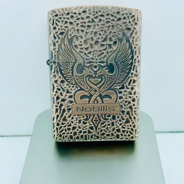 Korek mirip zippo merk nobilis motif elang