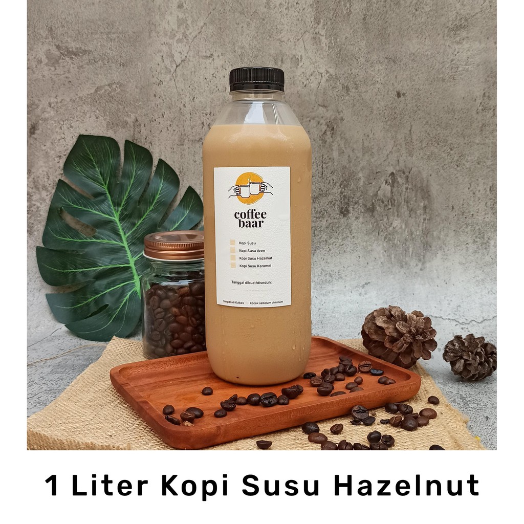 

KOPI SUSU HAZELNUT 1 Liter 1L by Coffee Baar